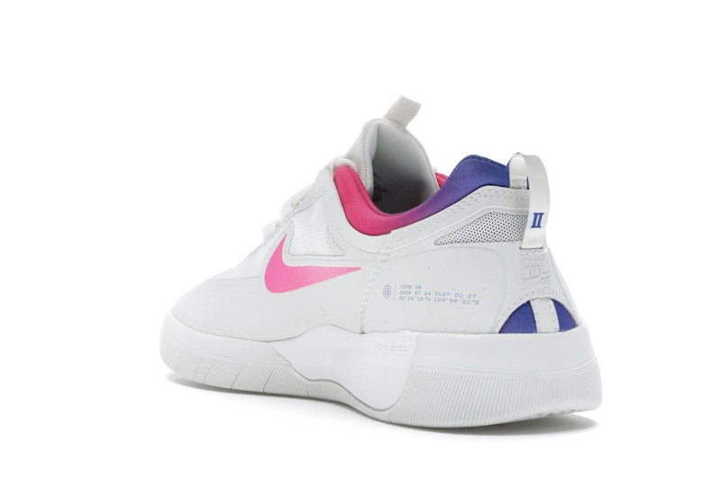 Nike SB Nyjah Free 2 Summit White Pink Blast Racer Blue