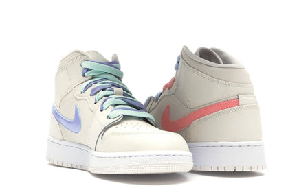 Jordan 1 Mid Multi-Color Swoosh Phantom (GS)