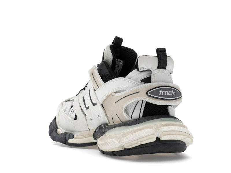 Balenciaga Track Worn Out In White Black