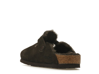 Birkenstock Boston Shearling Suede Mocha