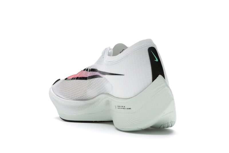 Nike ZoomX Vaporfly Next% White Hyper Jade Flash Crimson