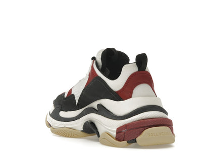 Balenciaga Triple S White Black Crimson