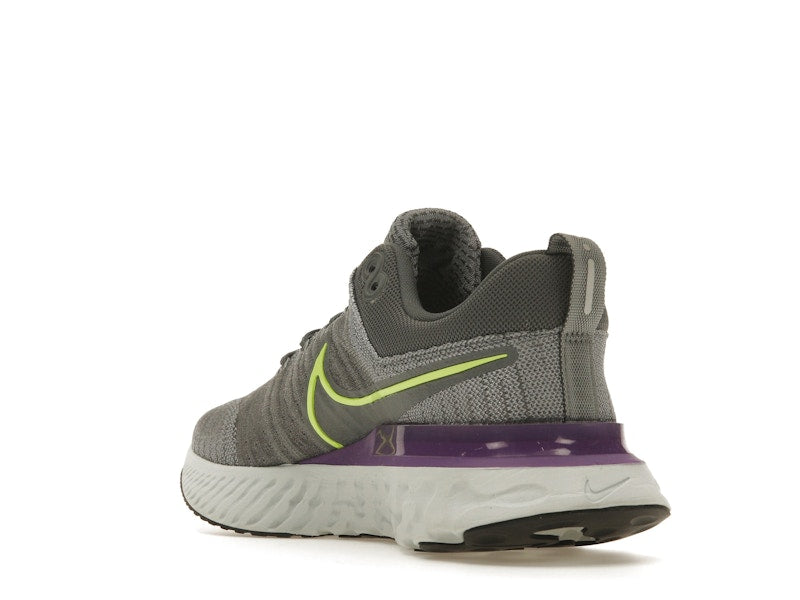 Nike React Infinity Run Flyknit 2 Grey Volt Wild Berry