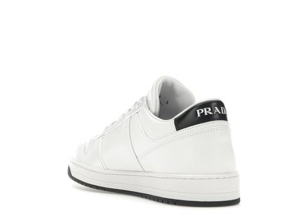 Prada Downtown Low Top Sneakers Leather White White Black