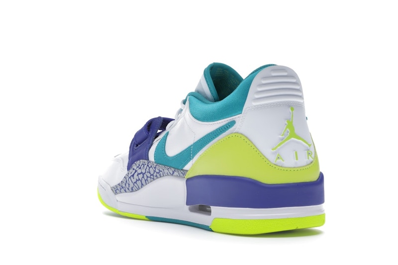 Jordan Legacy 312 Low Ultramarine Neon Yellow Aquamarine