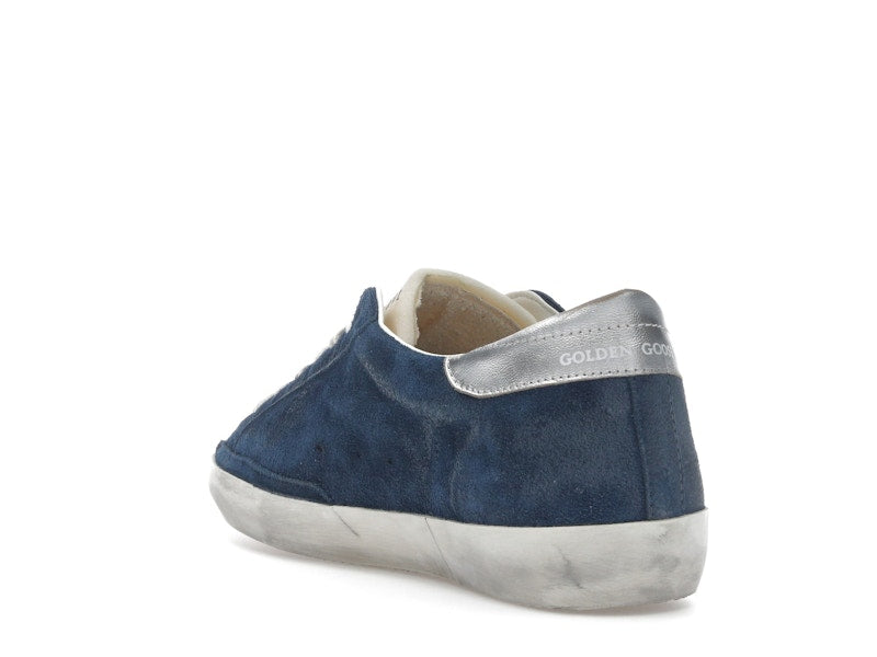 Golden Goose Super-Star Aviator Blue Cream Silver