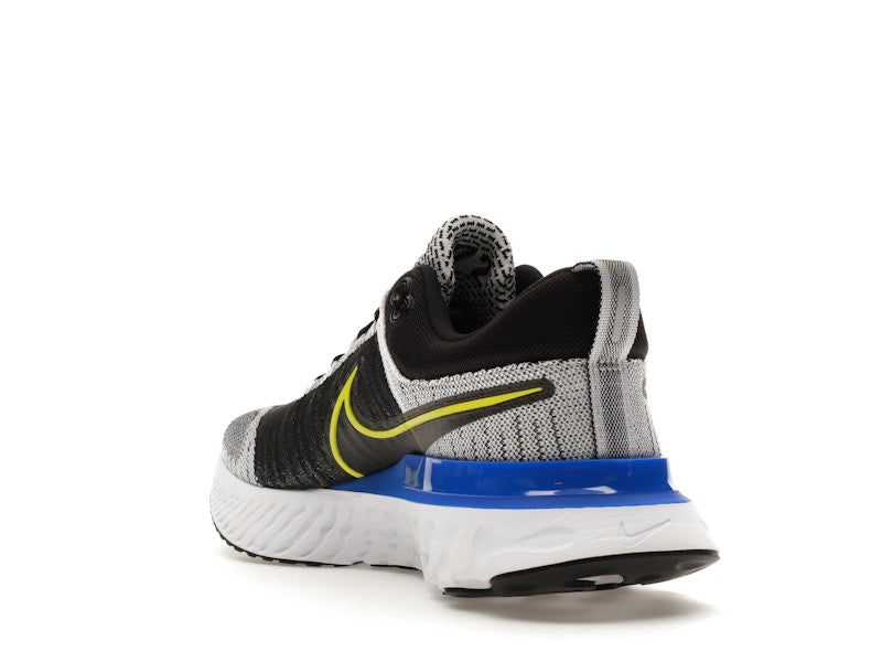 Nike React Infinity Run Flyknit 2 Black White Racer Blue Cyber