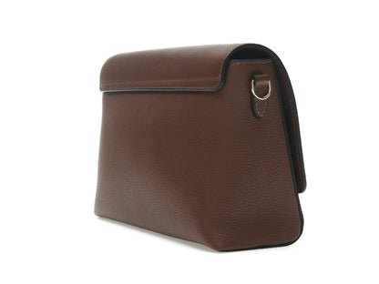 Burberry Vintage Check and Leather Note Crossbody Bag Tan