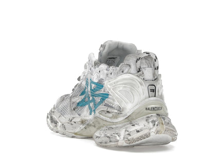 Balenciaga Runner Graffiti White Blue