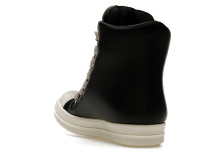 Rick Owens Jumbo Lace Padded Sneaks Black Milk