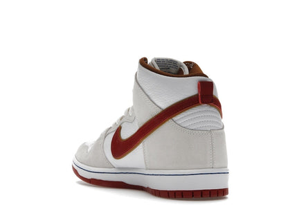 Nike SB Dunk High Sail Bright Crimson