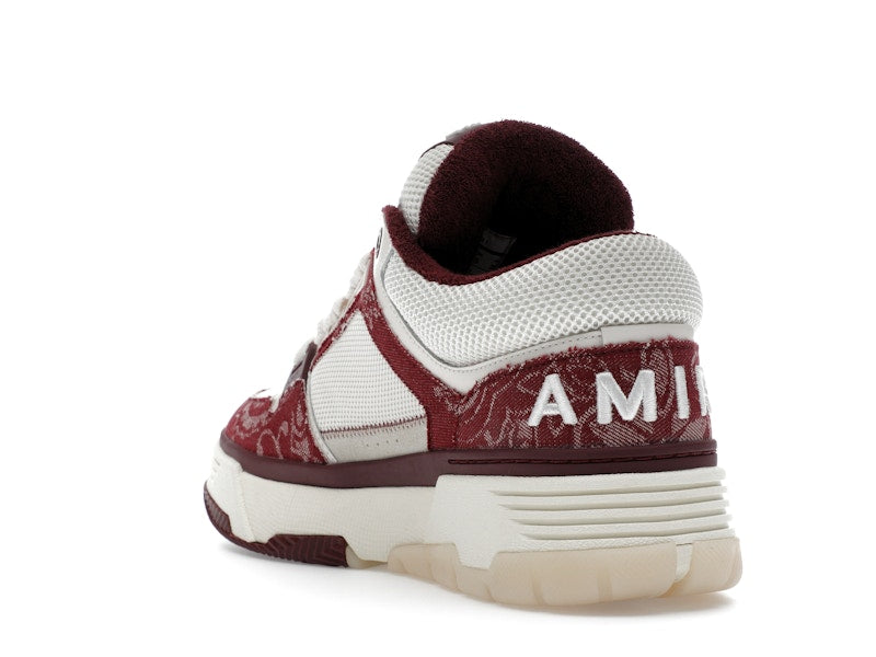 AMIRI MA-1 Bandana Denim Burgundy