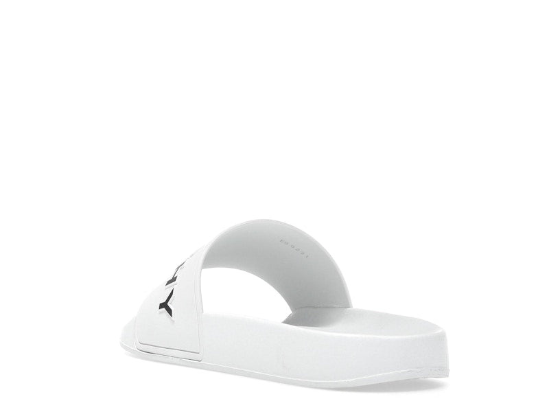 Givenchy Paris Flat Sandals White Black