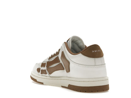 AMIRI Skel Top Low White Brown White