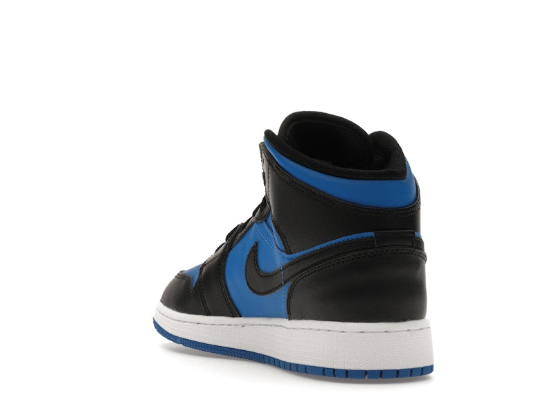 Jordan 1 Mid Black Royal Blue (GS)