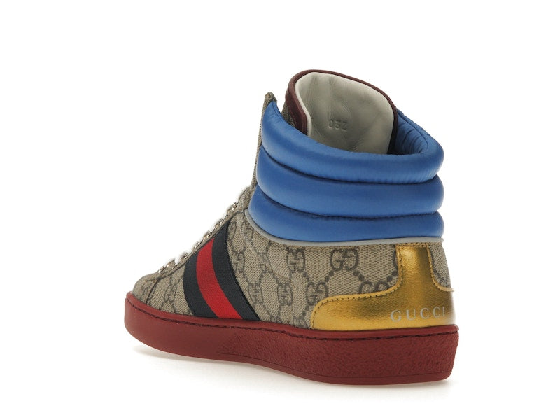 Gucci Ace GG High Top Beige Ebony