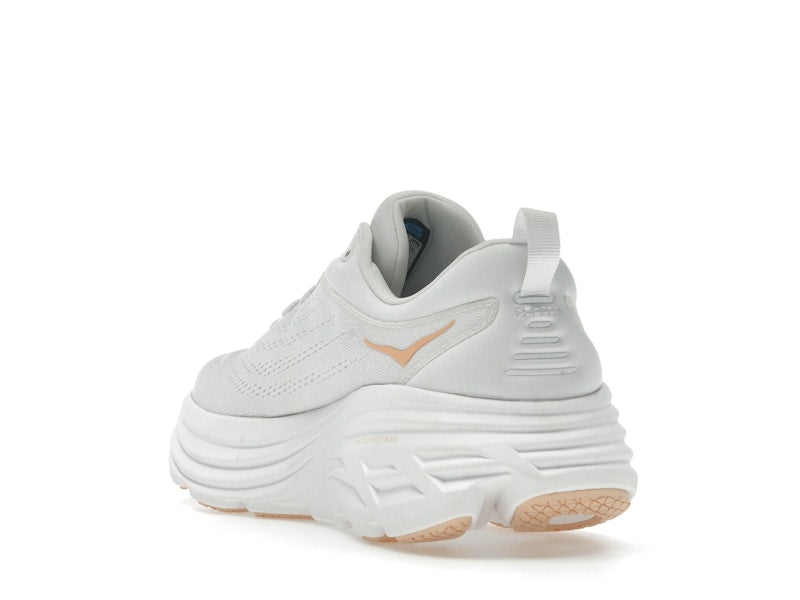 Hoka One One Bondi 8 White Cantaloupe (Women's)