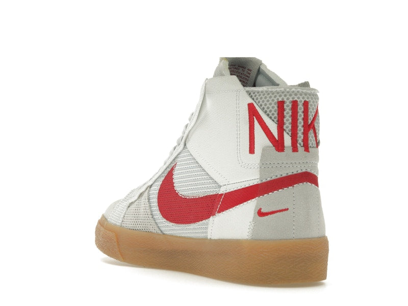 Nike SB Zoom Blazer Mid Premium Deconstructed White University Red Gum