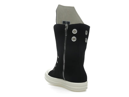 Rick Owens Hollywood DRKSHDW Boot Sneaks Black Milk