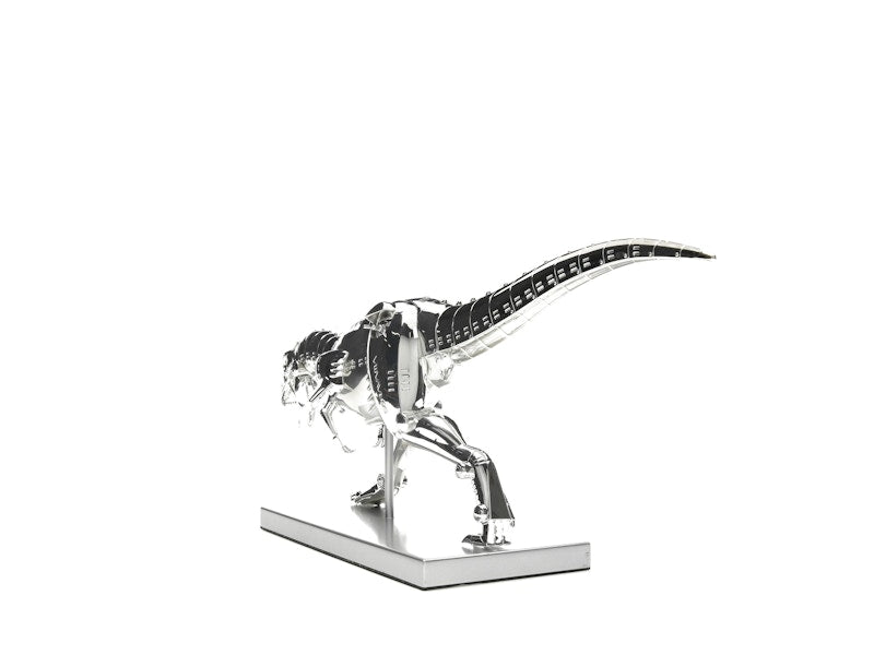 Hajime Sorayama T-Rex Cyborg Dinosaur Figure Silver