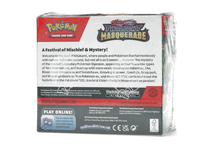 Pokémon Scarlet & Violet Twilight Masquerade Booster Box