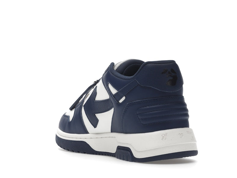 OFF-WHITE Out Of Office "OOO" Low Tops Dark Blue White