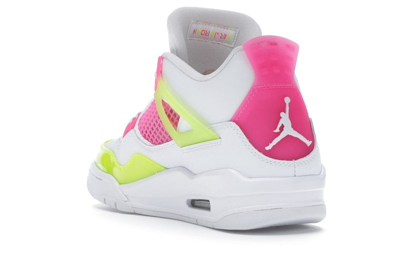Jordan 4 Retro White Lemon Pink (GS)