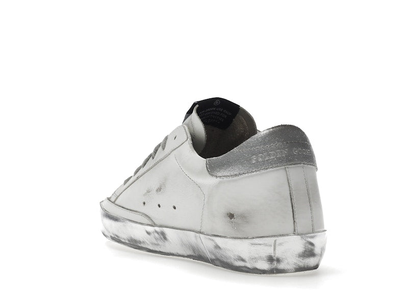 Golden Goose Super-Star White Silver Sparkle (Women's)