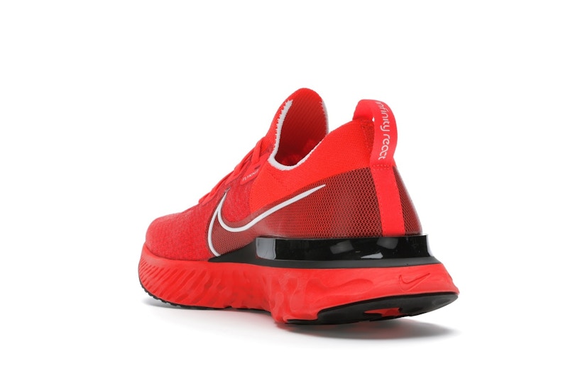 Nike React Infinity Run Flyknit Bright Crimson Black