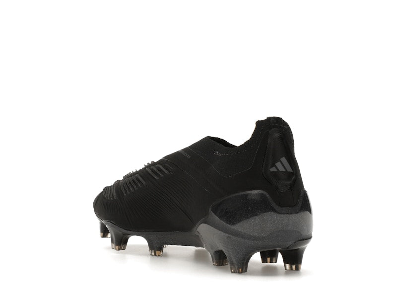 adidas Predator 24 Elite Laceless FG Core Black Carbon