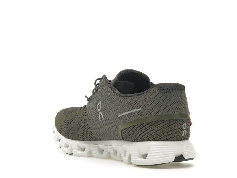On Running Cloud 5 Olive Green White