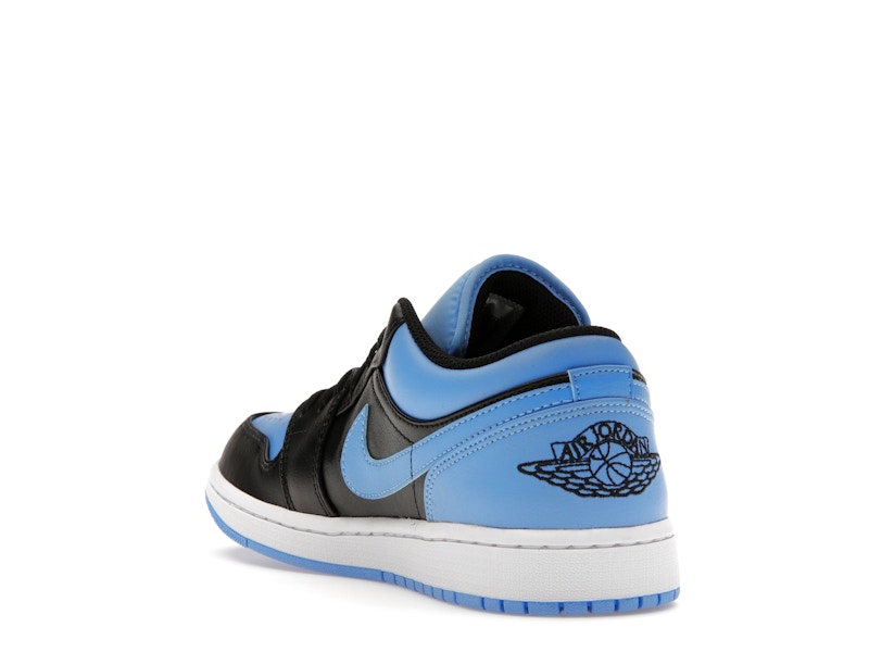 Jordan 1 Low Black University Blue
