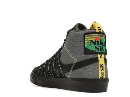 Nike SB Zoom Blazer Mid PRM Acclimate Cool Grey Yellow Strike