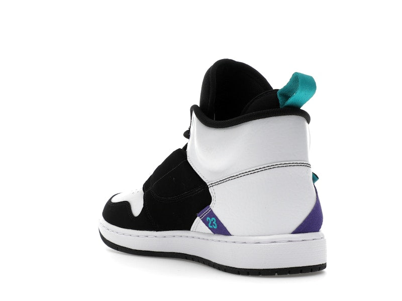 Jordan Fadeaway Black White Grape