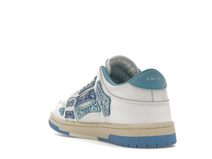 AMIRI Skel Top Low Bandana White Light Blue