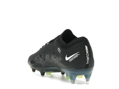 Nike Zoom Mercurial Vapor 15 Elite SG-Pro Anti-Clog Traction Black White Volt