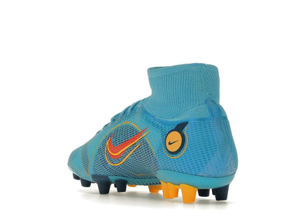 Nike Mercurial Superfly 8 Elite AG Chlorine Blue Laser Orange