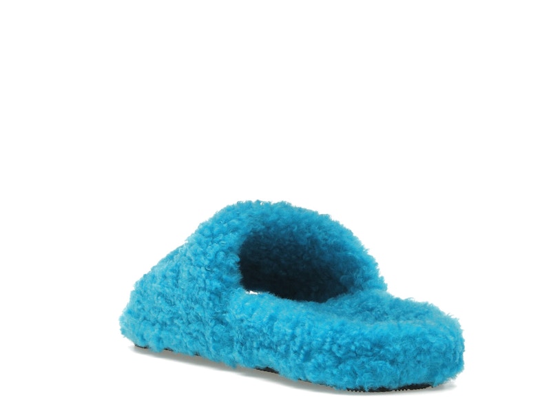 Balenciaga Furry Slide Sky Blue