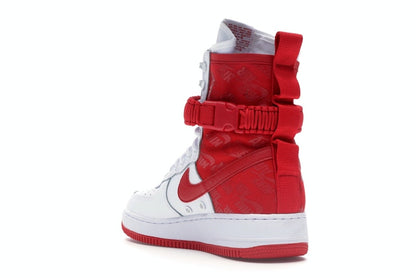 Nike SF Air Force 1 High White University Red