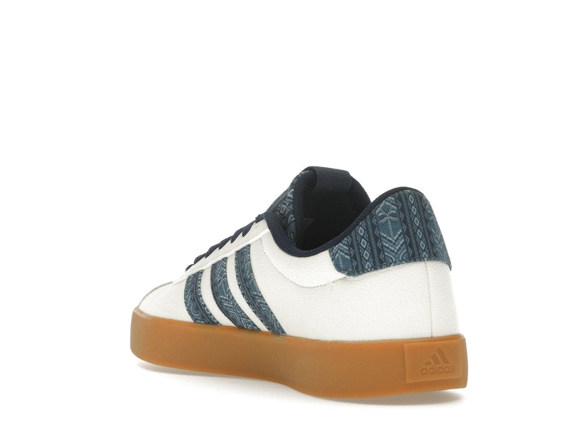 adidas Vl Court 3.0 Off White Night Indigo Gum (Women's)