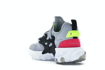 Nike React Presto Wolf Grey Black Rush Pink Volt (GS)