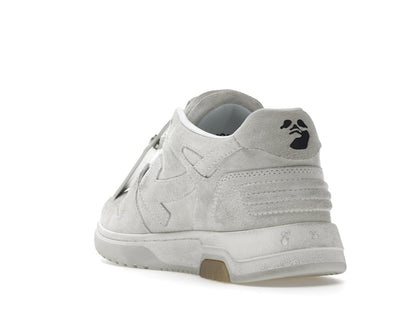 OFF-WHITE Out Of Office OOO Low Tops Vintage Suede Destressed White