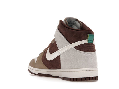 Nike Dunk High Light Chocolate