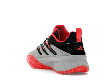 adidas Dame Certified 3 Core Black Lucid Red Grey Two