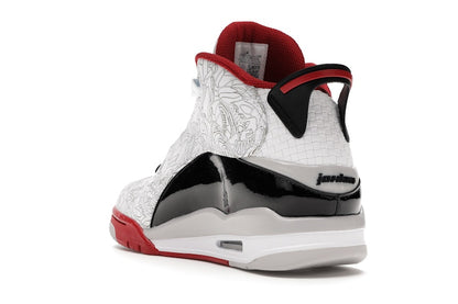 Jordan Dub Zero White Varsity Red