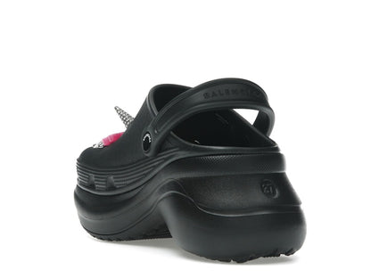 Balenciaga x Crocs Mule Black Multicolor Jibbitz (Women's)
