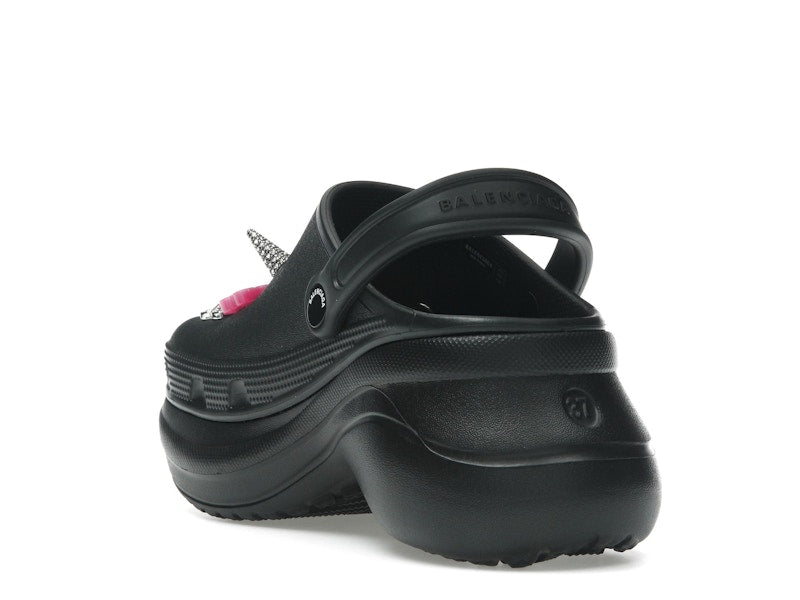 Balenciaga x Crocs Mule Black Multicolor Jibbitz (Women's)