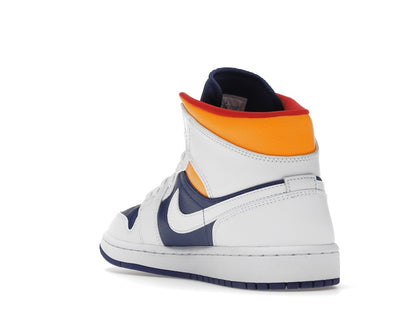 Jordan 1 Mid Royal Blue Laser Orange