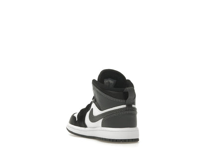 Jordan 1 Mid Black White Iron Grey (PS)