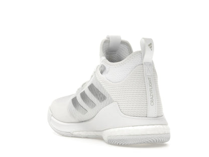 adidas Crazyflight Mid Cloud White Silver Metallic Grey (Women's)